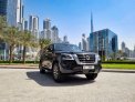 Blue Nissan Patrol Titanium 2021 for rent in Abu Dhabi 1