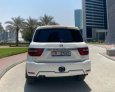 White Nissan Patrol Titanium 2021 for rent in Dubai 8