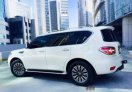 White Nissan Patrol 2018 for rent in Dubai 4