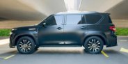 Matte Black Nissan Patrol 2019 for rent in Dubai 3