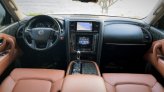Silver Nissan Patrol Platinum 2021 for rent in Ras Al Khaimah 3
