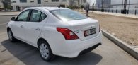 White Nissan Sunny 2022 for rent in Dubai 5