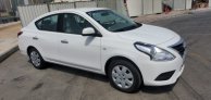 White Nissan Sunny 2022 for rent in Abu Dhabi 5
