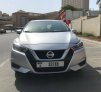 White Nissan Sunny 2022 for rent in Dubai 3