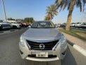 Silver Nissan Sunny 2023 for rent in Dubai 2