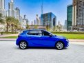 Blue Opel Corsa 2022 for rent in Dubai 3