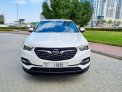 White Opel Grandland 2020 for rent in Abu Dhabi 2