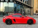 Red Porsche 718 Cayman 2019 for rent in Dubai 2