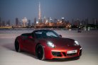 Red Porsche 911 Carrera GTS Spyder 2019 for rent in Dubai 1