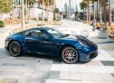 Blue Porsche 911 Carrera S 2021 for rent in Dubai 6