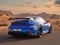 Blue Porsche 911 GT3 2022 for rent in Dubai 2
