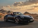 Siyah Porsche 911 Carrera S Spyder 2021 for rent in Abu Dabi 1