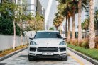 White Porsche Cayenne Coupe 2021 for rent in Dubai 2