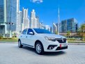 White Renault Symbol 2022 for rent in Dubai 1