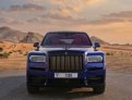 Blue Rolls Royce Cullinan 2022 for rent in Abu Dhabi 3