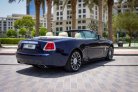 Blue Rolls Royce Dawn 2020 for rent in Dubai 4
