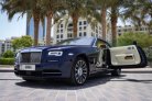 Blue Rolls Royce Dawn 2020 for rent in Dubai 1