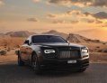 zwart Rolls Royce Wraith 2018 for rent in Abu Dhabi 6