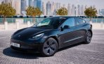 Black Tesla Model 3 Standard Plus 2022 for rent in Dubai 1