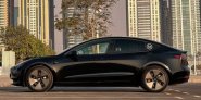 Black Tesla Model 3 Standard Plus 2022 for rent in Dubai 3