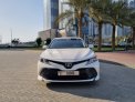 White Toyota Camry 2019 for rent in Abu Dhabi 3