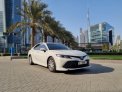 White Toyota Camry 2019 for rent in Abu Dhabi 10
