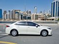 White Toyota Corolla 2021 for rent in Dubai 2