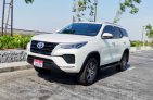 White Toyota Fortuner 2021 for rent in Abu Dhabi 1