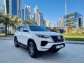 White Toyota Fortuner 2022 for rent in Sharjah 1
