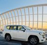 White Toyota Land Cruiser EXR V6 2022 for rent in Dubai 5