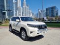 White Toyota Prado 2022 for rent in Abu Dhabi 11