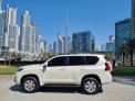 White Toyota Prado 2022 for rent in Dubai 3