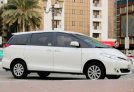 White Toyota Previa 2018 for rent in Ajman 3