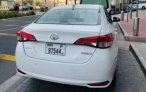 White Toyota Yaris 2021 for rent in Dubai 5