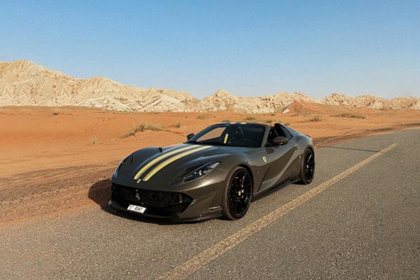 Miete Ferrari 812 GTS Spider Novitec 2022 in Dubai