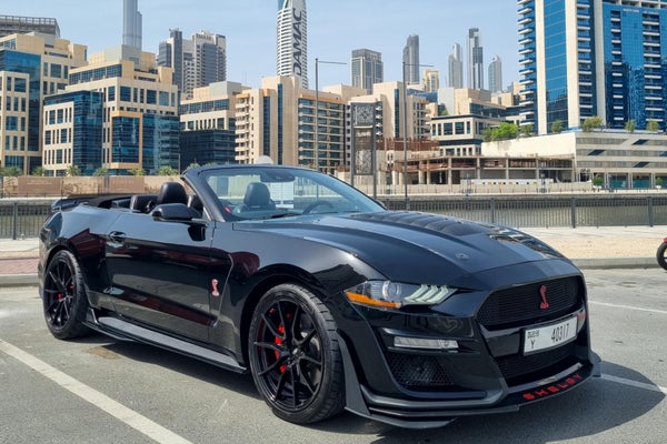 Rent Ford Mustang Shelby GT500 Convertible V8 2022 in Dubai