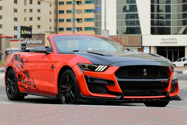 Rent Ford Mustang EcoBoost Convertible V4 2016 in Ajman