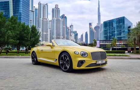 تأجير Bentley Continental GT Convertible 2021 في دبي