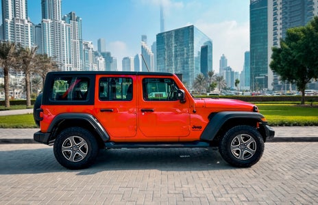 Huur Jeep Wrangler 2022 in Dubai