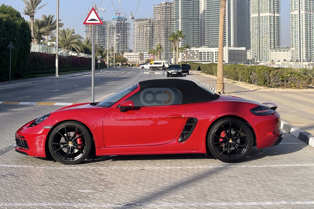 Porsche 718 Boxster GTS Price in Dubai - Convertible Hire Dubai - Porsche Rentals