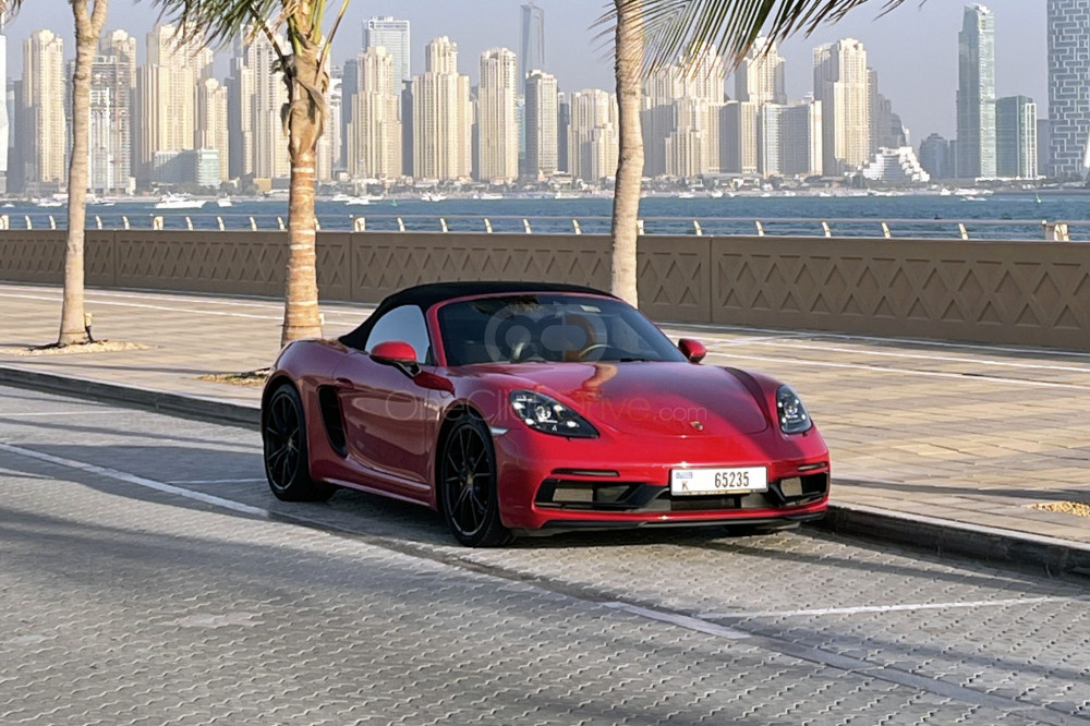 Porsche 718 Boxster GTS Price in Dubai - Convertible Hire Dubai - Porsche Rentals