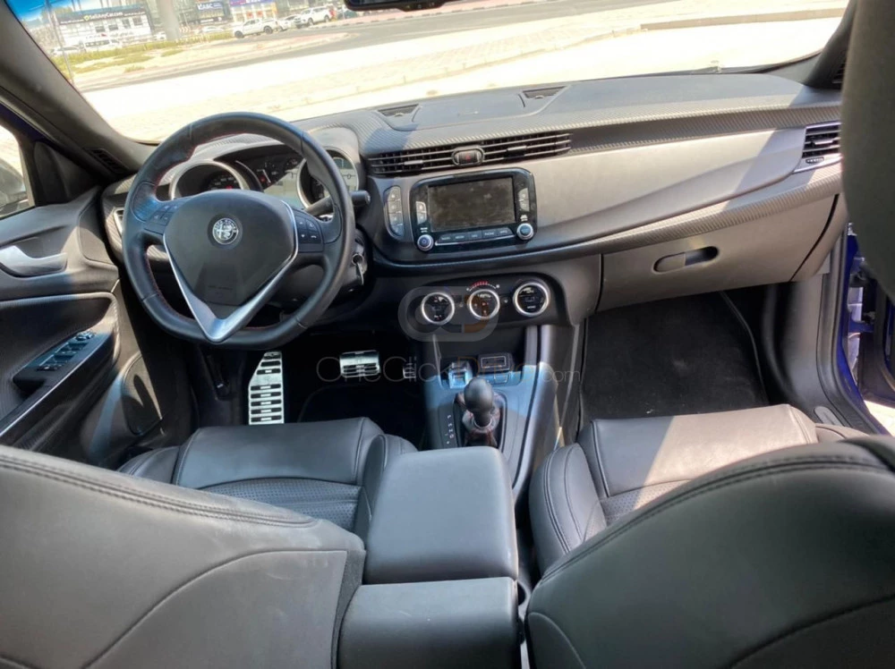 Blue Alfa Romeo Giulietta  2021 for rent in Dubai 3