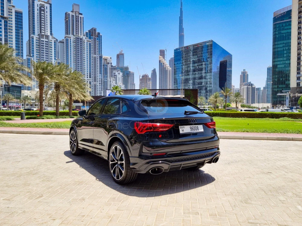 Black Audi RS Q3 2022 for rent in Sharjah 9