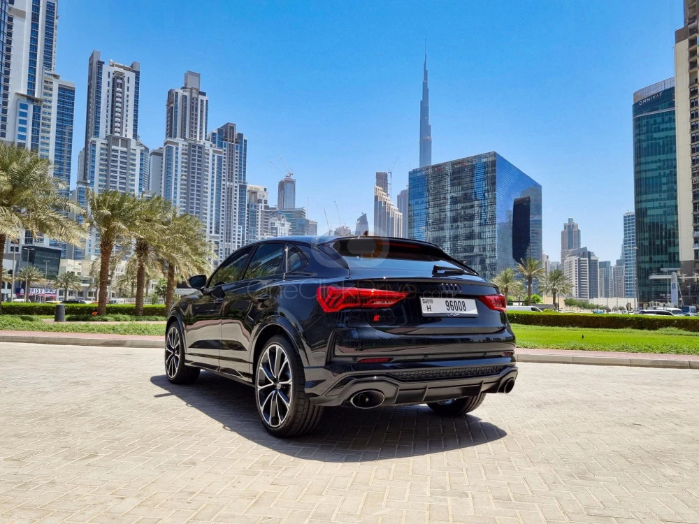 Black Audi RS Q3 2022 for rent in Sharjah 10