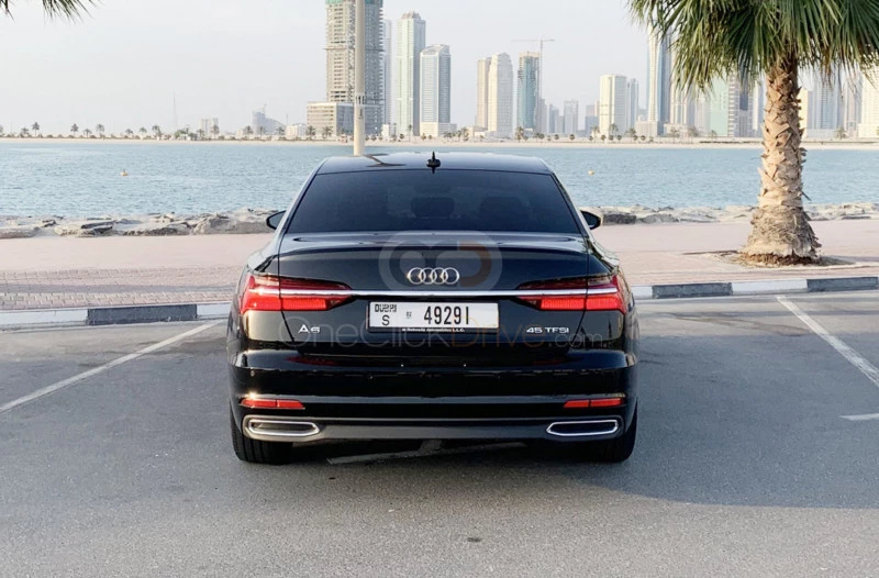 Black Audi A6 2020 for rent in Dubai 8