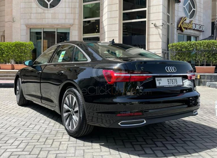 Black Audi A6 2022 for rent in Dubai 6