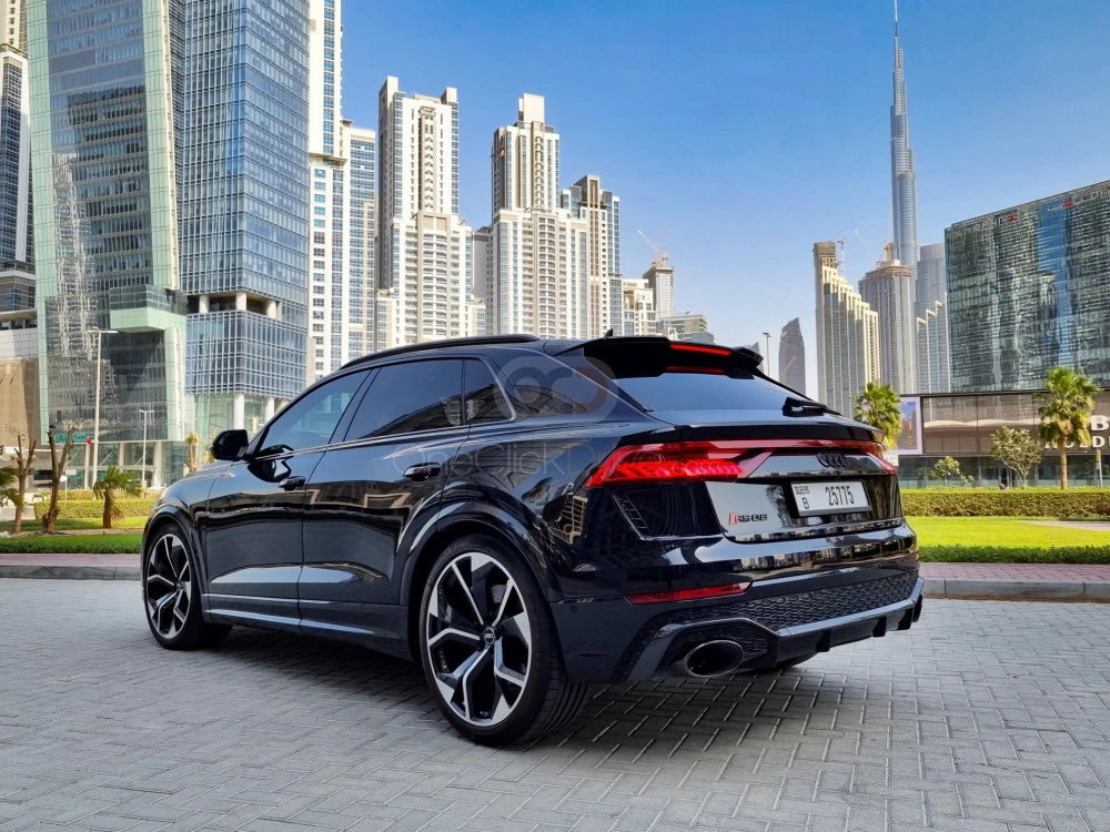 Black Audi RS Q8  2020 for rent in Sharjah 11