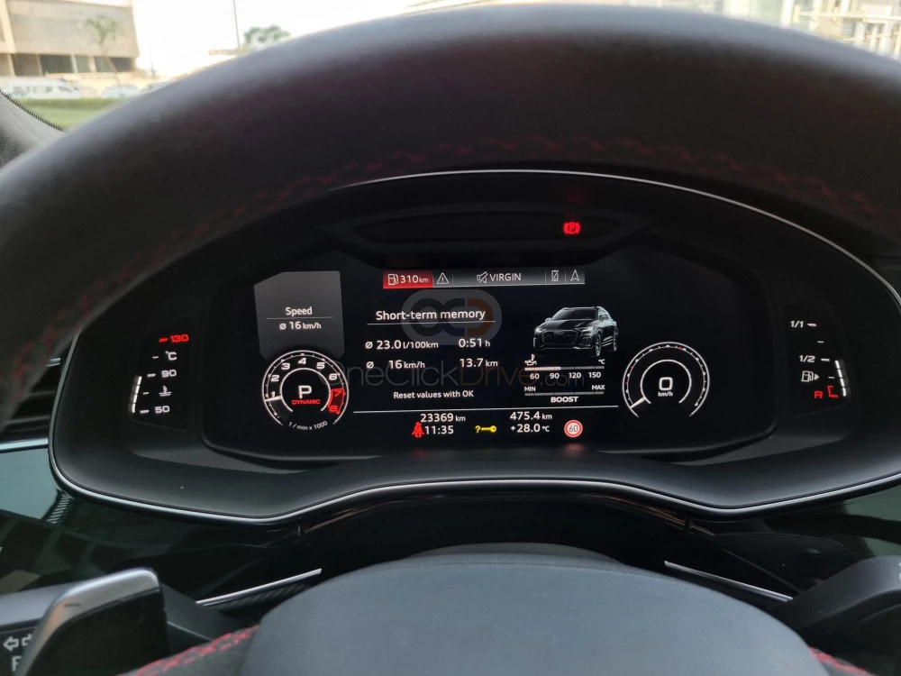 Black Audi RS Q8  2020 for rent in Abu Dhabi 5