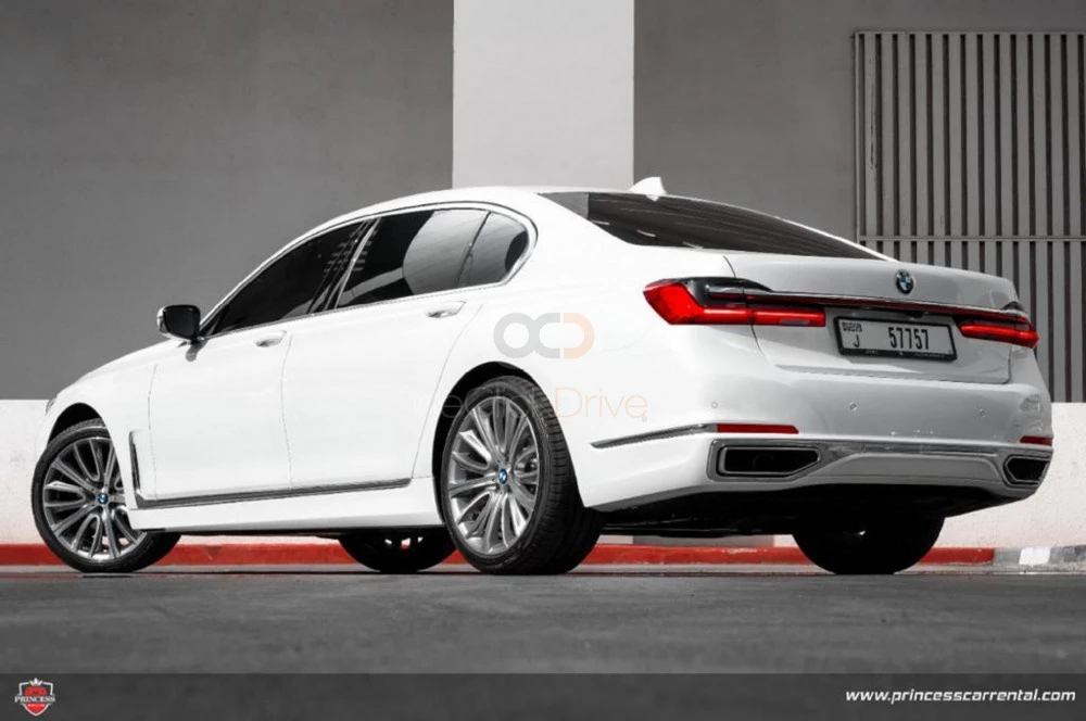 White BMW 730Li 2022 for rent in Dubai 5