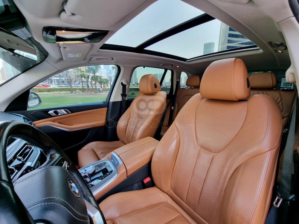 White BMW X5 2019 for rent in Dubai 7